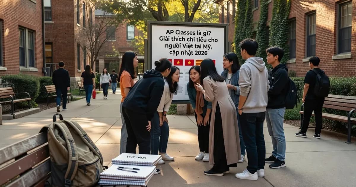 AP Classes là gì? Giải thích chi tiết cho người Việt tại Mỹ, cập nhật 2026