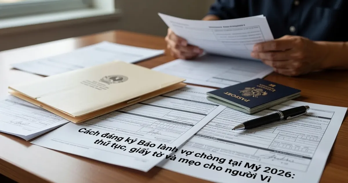 Cách đăng ký Bảo lãnh vợ chồng tại Mỹ 2026: thủ tục, giấy tờ và mẹo cho người Việt