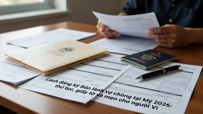 Cách đăng ký Bảo lãnh vợ chồng tại Mỹ 2026: thủ tục, giấy tờ và mẹo cho người Việt