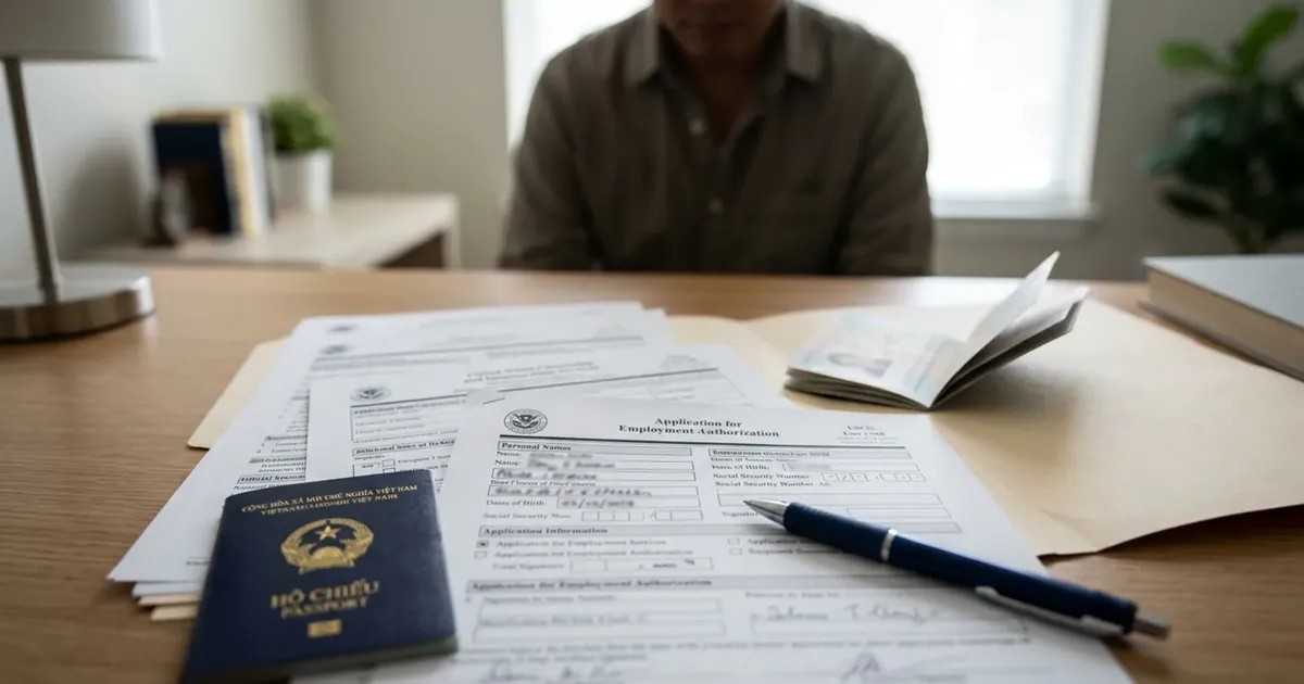 Cách đăng ký Work Permit / EAD tại Mỹ 2026: thủ tục, giấy tờ và mẹo cho người Việt