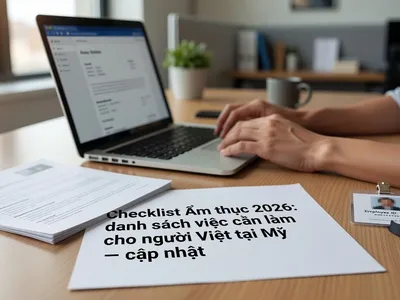 Checklist Ẩm thực 2026: danh sách việc cần làm cho người Việt tại Mỹ