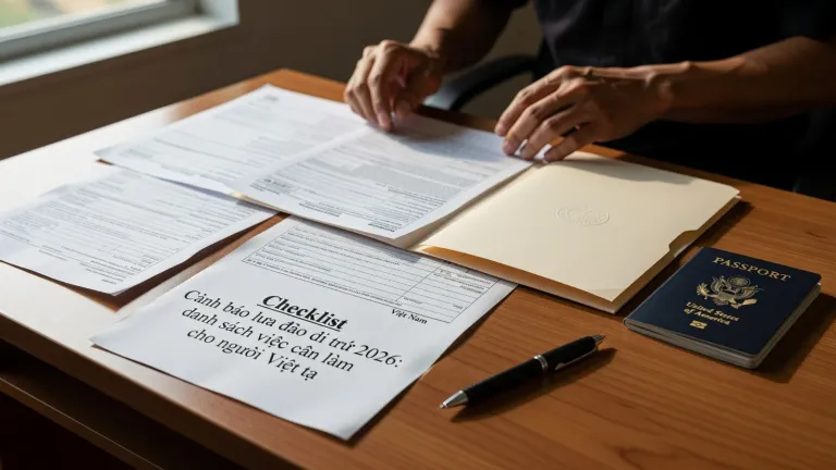 Checklist cảnh báo lừa đảo di trú 2026: danh sách việc cần làm cho người Việt tại Mỹ