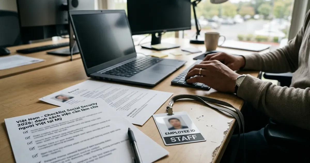 Checklist Social Security 2026: danh sách việc cần làm cho người Việt tại Mỹ