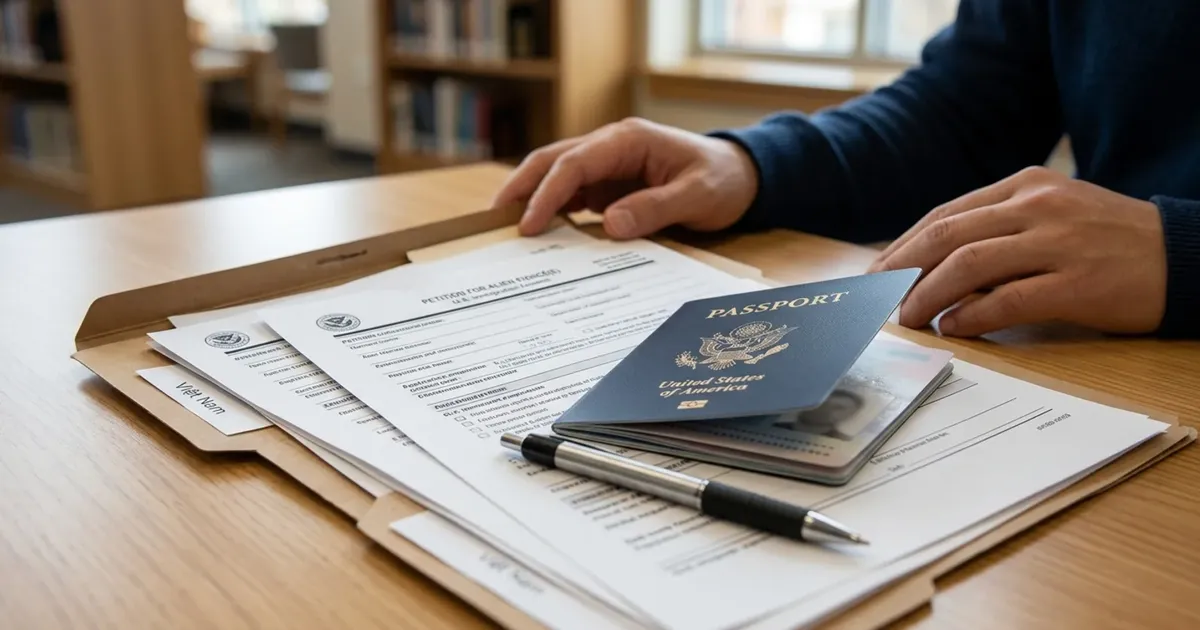 Checklist Visa hôn phu hôn thê K 2026: danh sách việc cần làm cho người Việt tại Mỹ