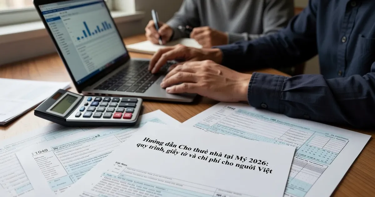 Thuê nhà tại Mỹ 2026: hướng dẫn từng bước cho người Việt