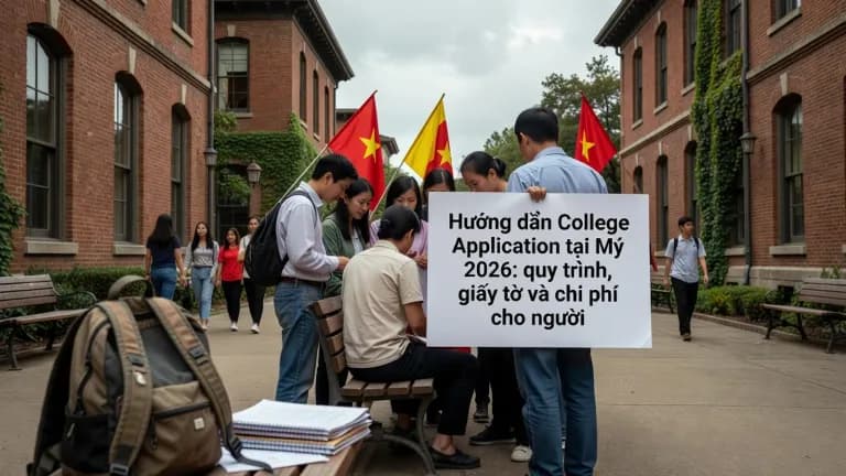 Hướng dẫn college application tại Mỹ 2026 từng bước