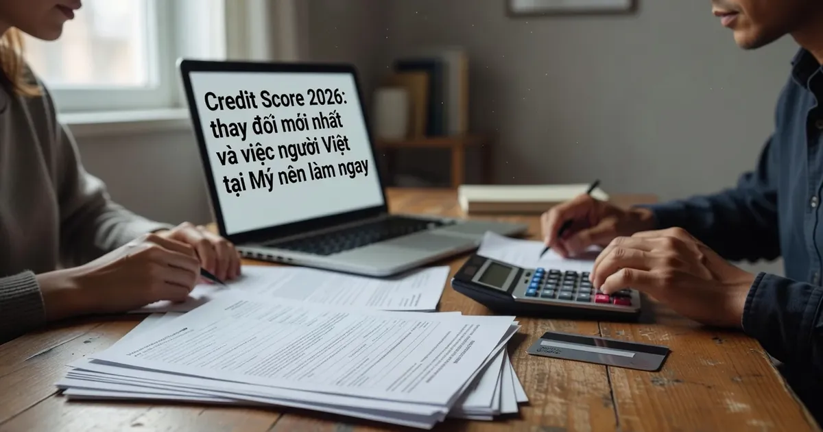 Credit Score 2026: thay đổi mới nhất và việc người Việt tại Mỹ nên làm ngay