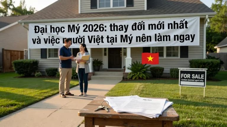 Đại học Mỹ 2026: thay đổi mới nhất và việc người Việt tại Mỹ nên làm ngay