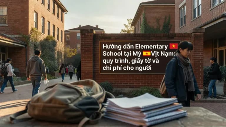 Hướng dẫn ghi danh Elementary School tại Mỹ 2026: quy trình, giấy tờ và chi phí cho người Việt