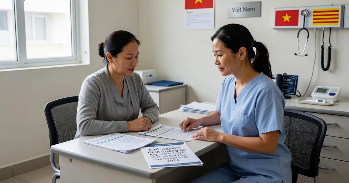 Kinh nghiệm Dinh dưỡng tại Mỹ 2026: câu chuyện và bài học người Việt