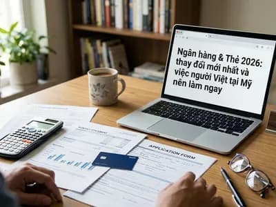 Ngân hàng & Thẻ 2026: thay đổi mới nhất và việc người Việt tại Mỹ nên làm ngay