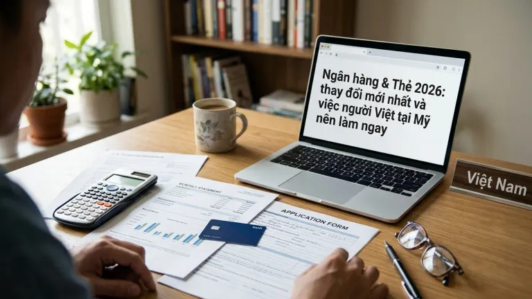 Ngân hàng & Thẻ 2026: thay đổi mới nhất và việc người Việt tại Mỹ nên làm ngay