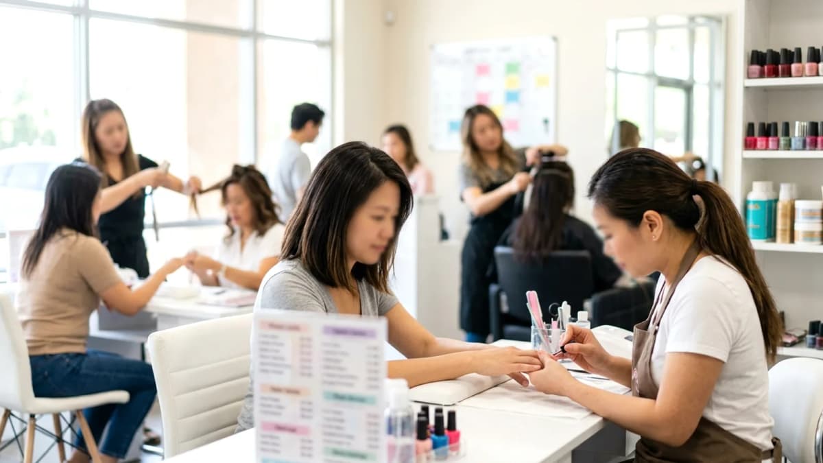 Salon làm tóc, làm móng (nail) ở Mỹ: Giá cả thế nào?