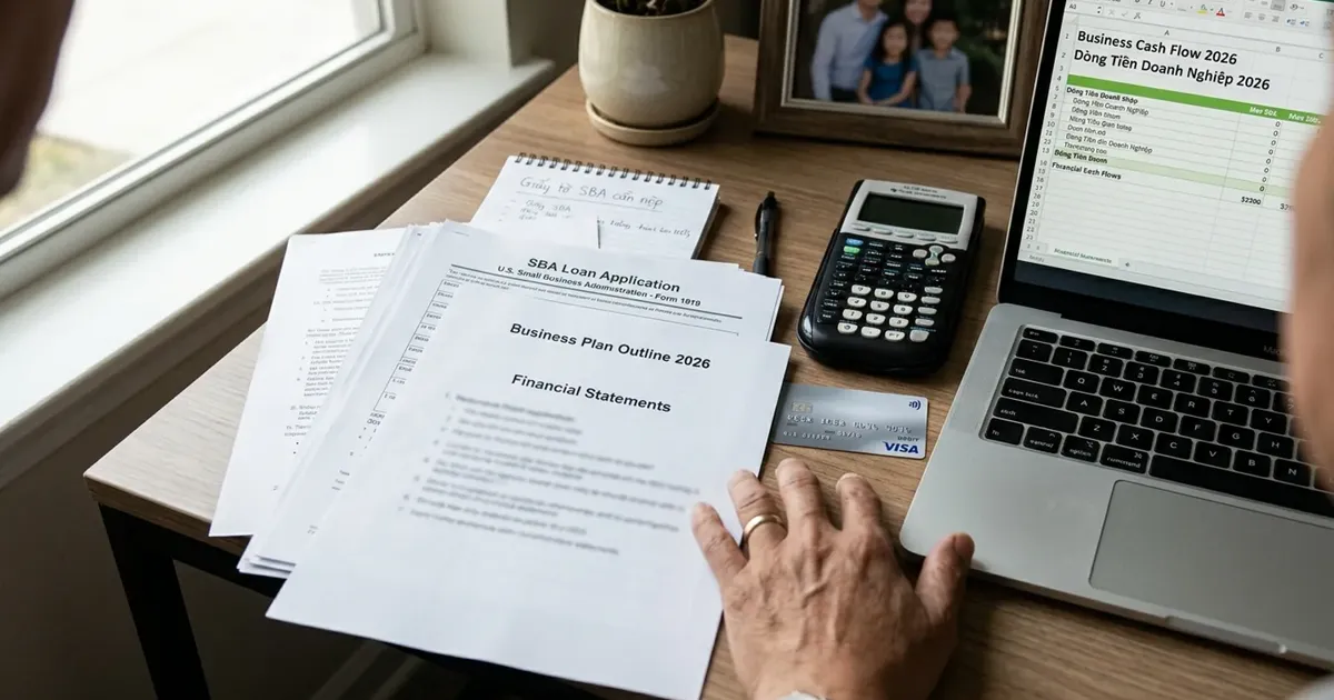 SBA Loan là gì? Giải thích chi tiết cho người Việt tại Mỹ, cập nhật 2026