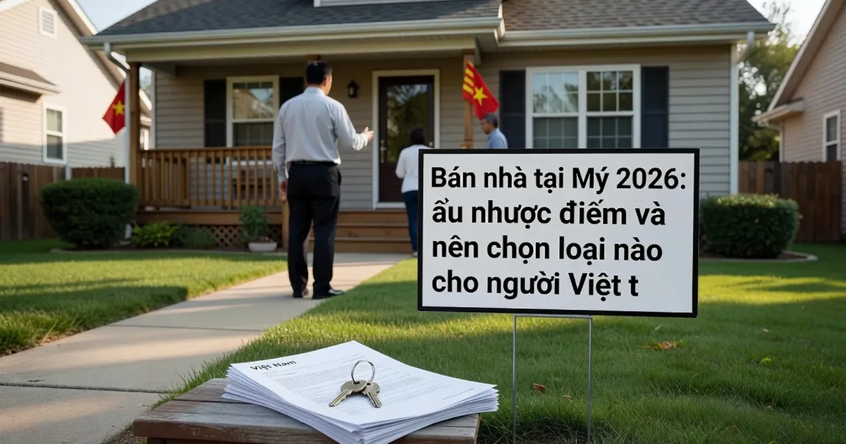 So sánh cách Bán nhà tại Mỹ 2026: qua môi giới hay tự bán, nên chọn loại nào