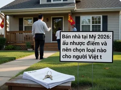 So sánh cách Bán nhà tại Mỹ 2026: qua môi giới hay tự bán, nên chọn loại nào