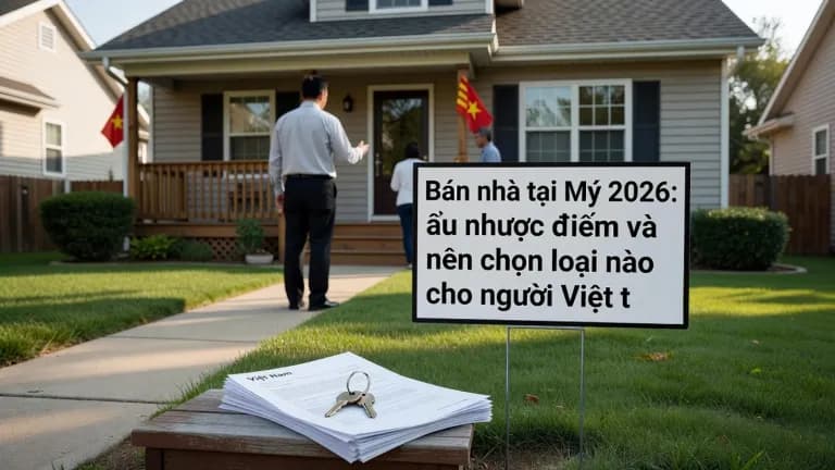 So sánh cách Bán nhà tại Mỹ 2026: qua môi giới hay tự bán, nên chọn loại nào