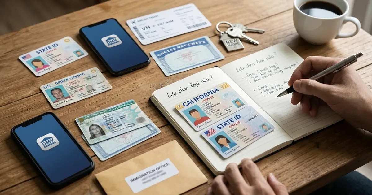 So sánh State ID tại Mỹ 2026: ưu nhược điểm và nên chọn loại nào — cập nhật 2026