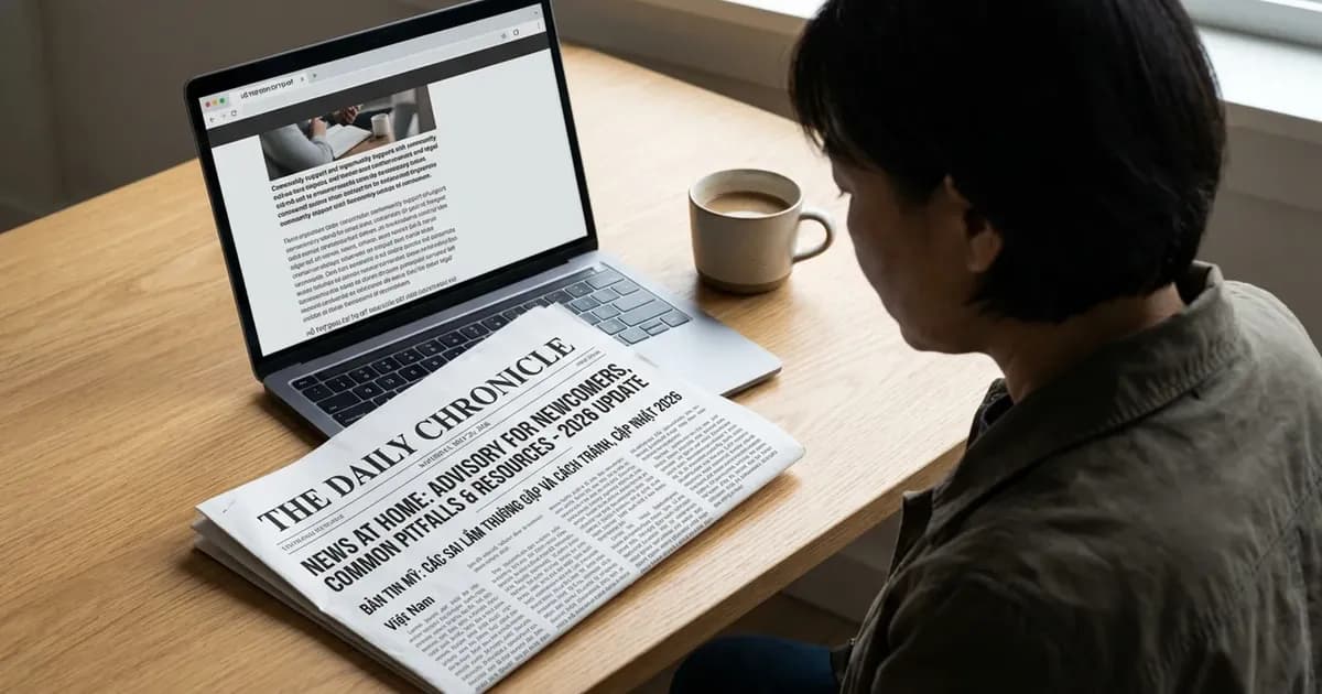 Tin nóng tại Mỹ: các sai lầm thường gặp khi đọc tin và cách tránh 2026