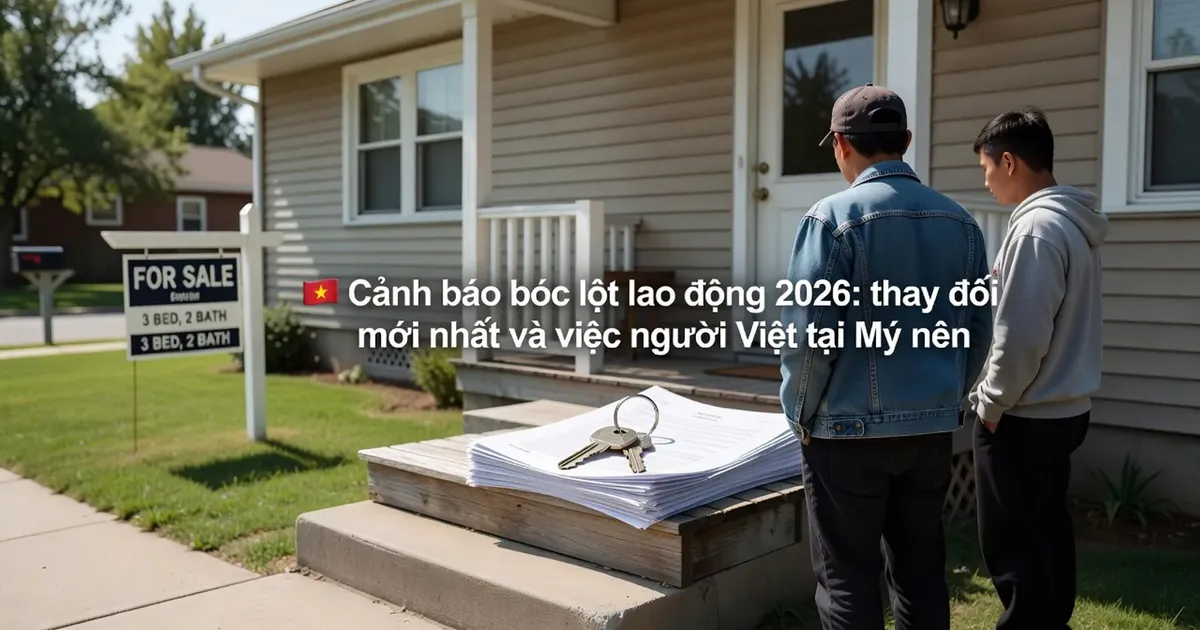 Cảnh báo bóc lột lao động 2026: thay đổi mới nhất và việc người Việt tại Mỹ nên làm