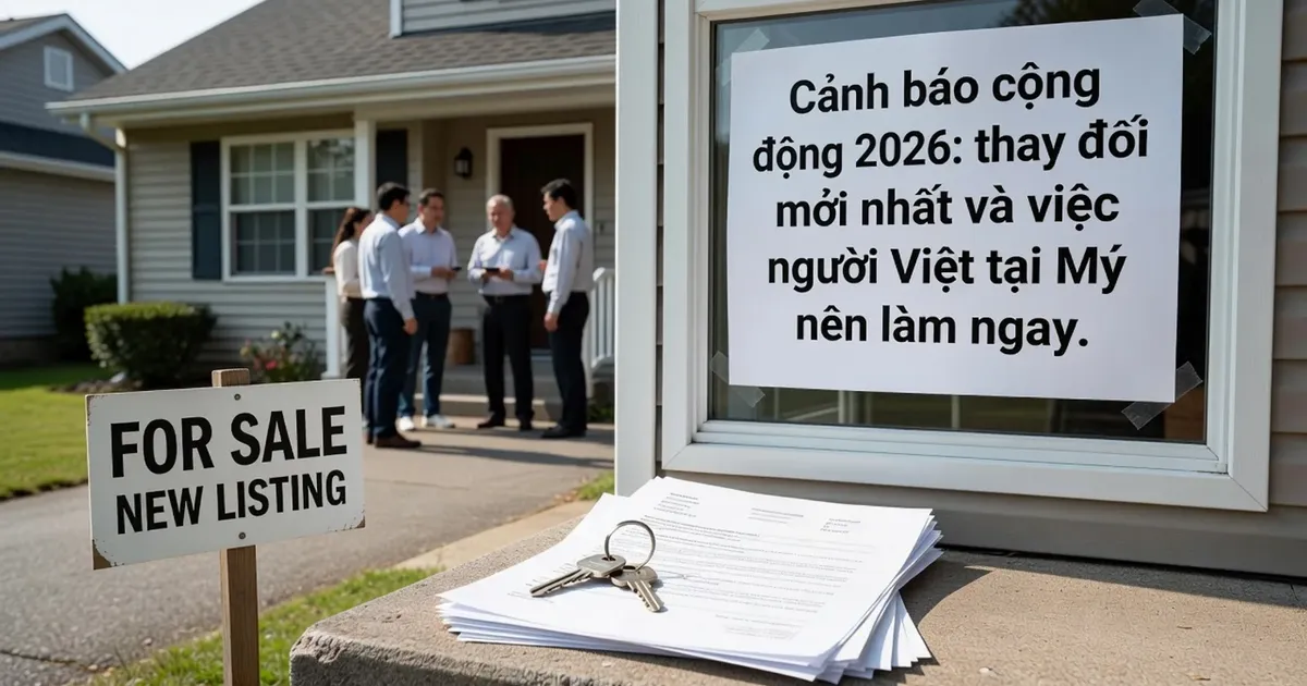 Cảnh báo cộng đồng 2026: thay đổi mới nhất và việc người Việt tại Mỹ nên làm ngay