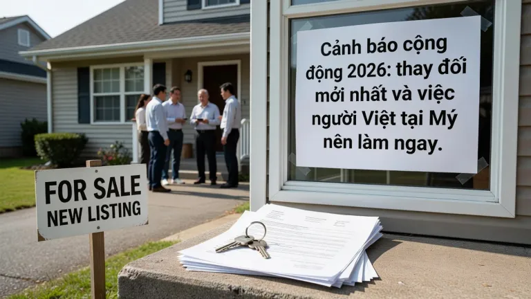 Cảnh báo cộng đồng 2026: thay đổi mới nhất và việc người Việt tại Mỹ nên làm ngay
