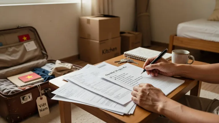 Checklist 30 ngày đầu ở Mỹ 2026: hướng dẫn từng bước