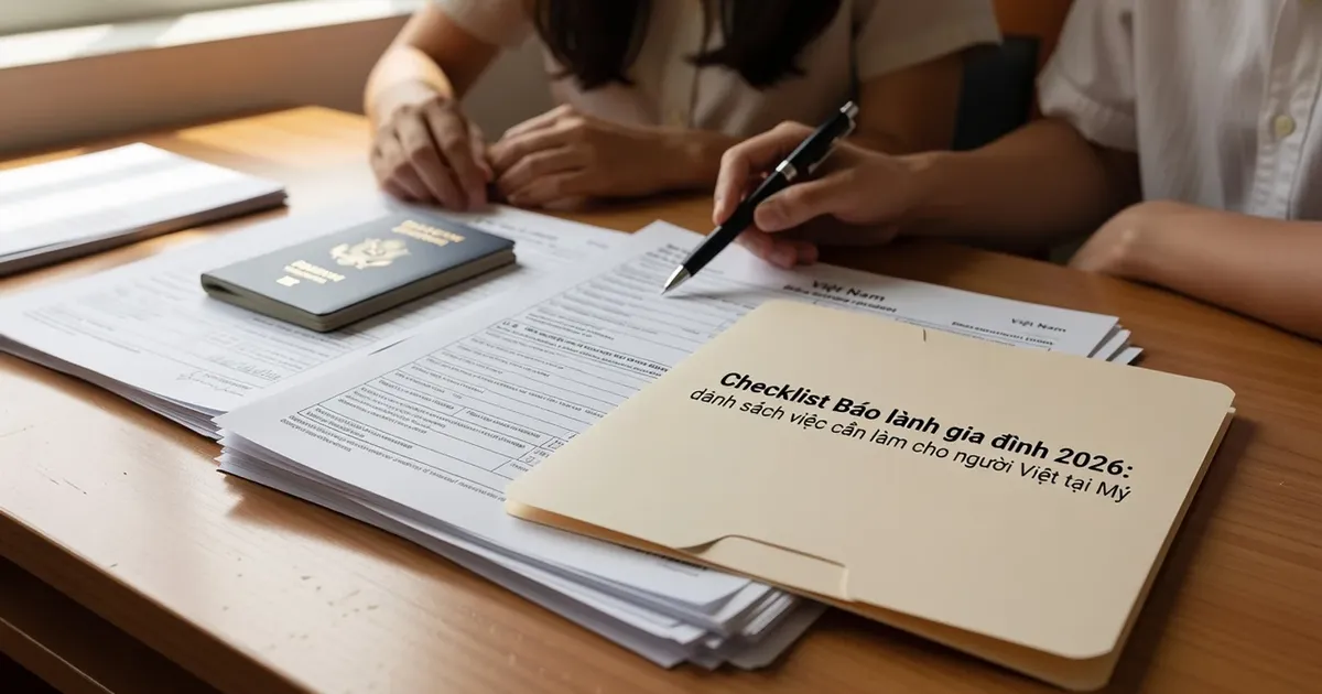 Checklist Bảo lãnh gia đình 2026: danh sách việc cần làm cho người Việt tại Mỹ