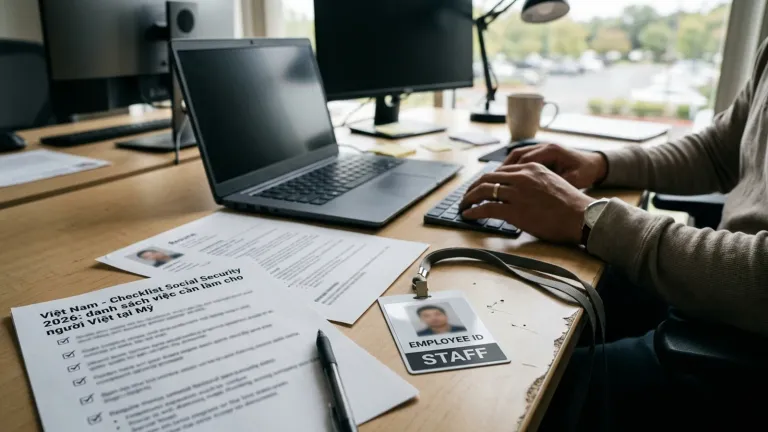 Checklist Social Security 2026: danh sách việc cần làm cho người Việt tại Mỹ