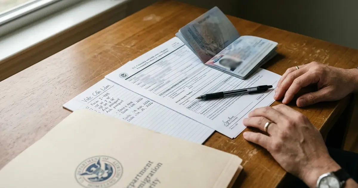 Checklist Thay đổi luật di trú 2026: danh sách việc cần làm cho người Việt tại Mỹ