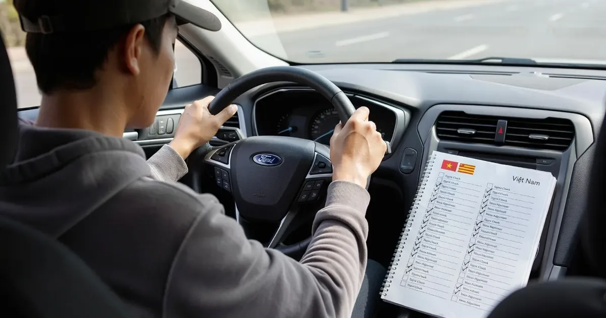 Checklist thi bằng lái Mỹ 2026: các việc cần làm