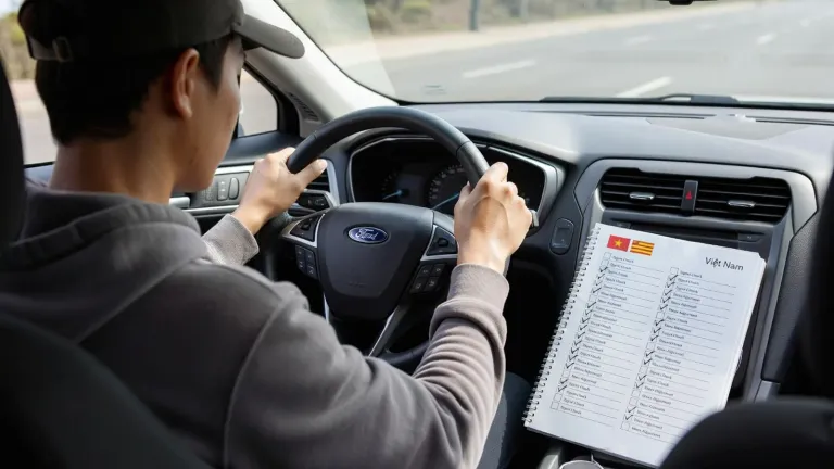 Checklist thi bằng lái Mỹ 2026: các việc cần làm