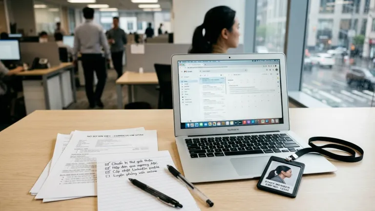 Checklist Tìm việc qua agency 2026: danh sách việc cần làm cho người Việt tại Mỹ