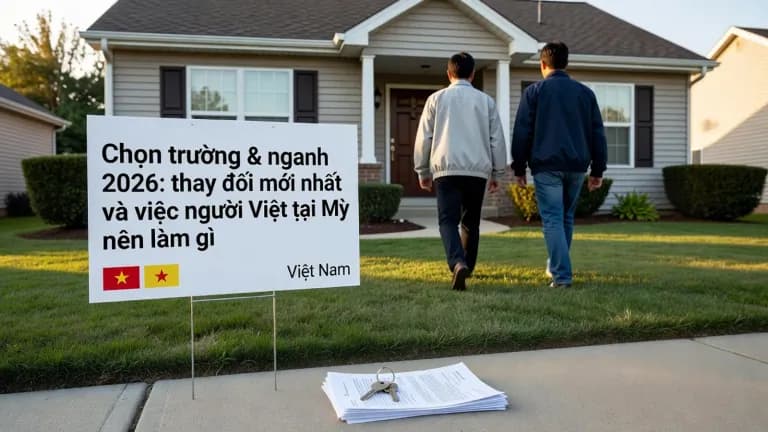 Chọn trường & ngành 2026: thay đổi mới nhất và việc người Việt tại Mỹ nên làm ngay