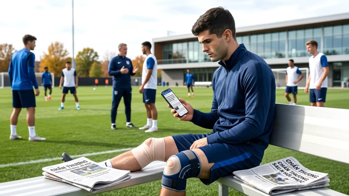 Christian Pulisic chấn thương sau World Cup: Đối mặt chỉ trích và thời gian hồi phục