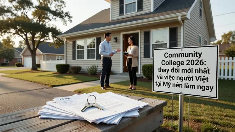 Community college 2026: thay đổi mới nhất người Việt nên biết