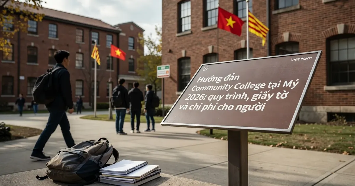 Hướng dẫn Community College tại Mỹ 2026: quy trình, giấy tờ và chi phí cho người Việt