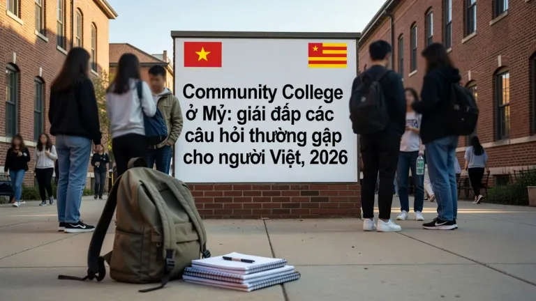 Community College ở Mỹ: giải đáp các câu hỏi thường gặp cho người Việt, 2026