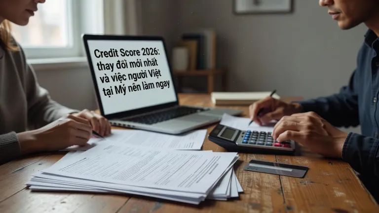 Credit Score 2026: thay đổi mới nhất và việc người Việt tại Mỹ nên làm ngay