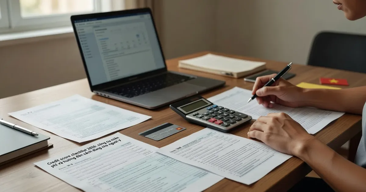 Credit score checklist 2026: công cụ miễn phí và hướng dẫn cách dùng cho người Việt
