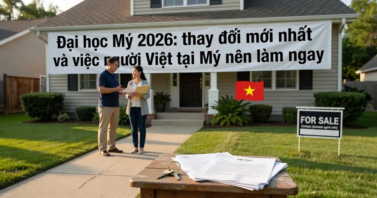 Đại học Mỹ 2026: thay đổi mới nhất và việc người Việt tại Mỹ nên làm ngay