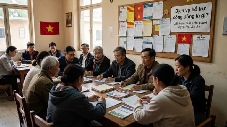 Dịch vụ hỗ trợ cộng đồng là gì? Giải thích cho người Việt tại Mỹ 2026