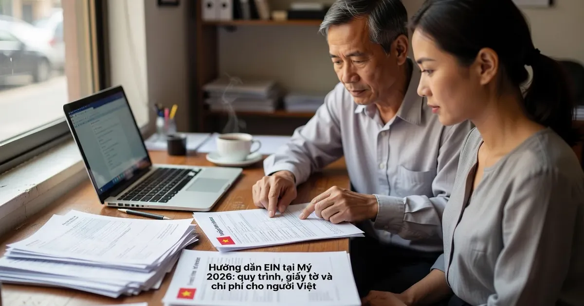 Hướng dẫn xin EIN tại Mỹ 2026: quy trình, giấy tờ và chi phí