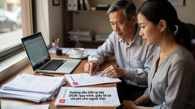 Hướng dẫn xin EIN tại Mỹ 2026: quy trình, giấy tờ và chi phí