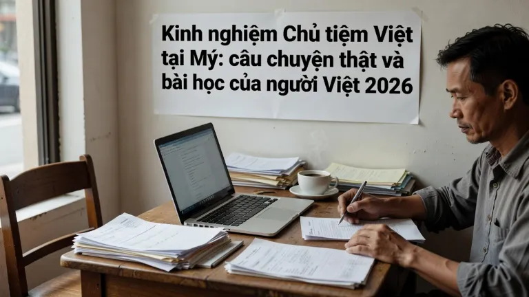 Kinh nghiệm Chủ tiệm Việt tại Mỹ: câu chuyện thật và bài học của người Việt 2026