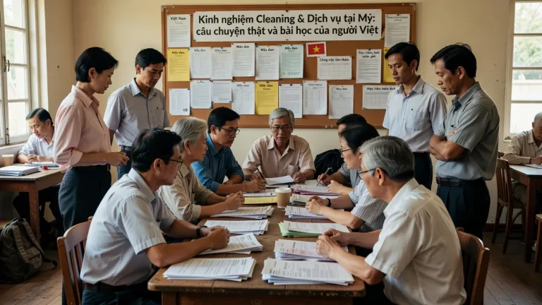 Kinh nghiệm làm cleaning & dịch vụ ở Mỹ: bài học người Việt 2026