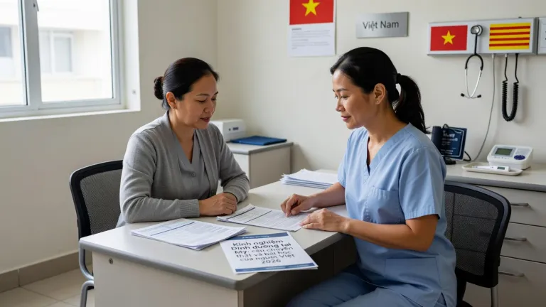 Kinh nghiệm Dinh dưỡng tại Mỹ 2026: câu chuyện và bài học người Việt