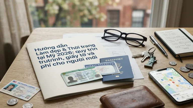 Hướng dẫn Làm đẹp & Thời trang tại Mỹ 2026: nghề nail, tóc, thẩm mỹ và giấy phép