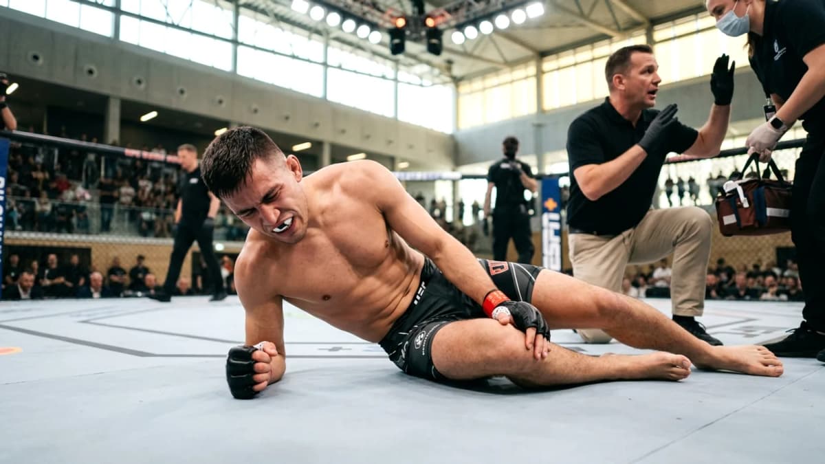 Màn tái xuất UFC của Conor McGregor kết thúc chóng vánh vì chấn thương đầu gối