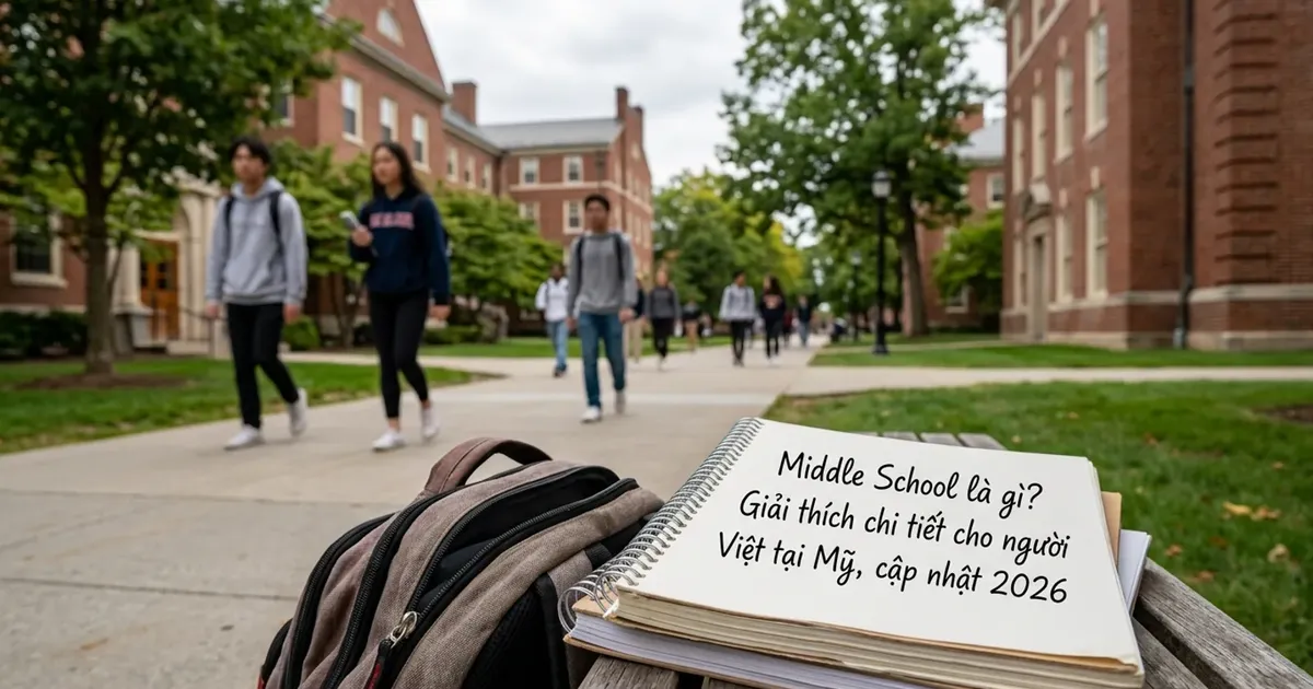 Middle School là gì? Giải thích chi tiết cho người Việt tại Mỹ, cập nhật 2026
